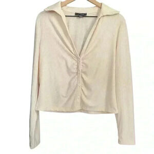 Primark Ribbed Button-Up